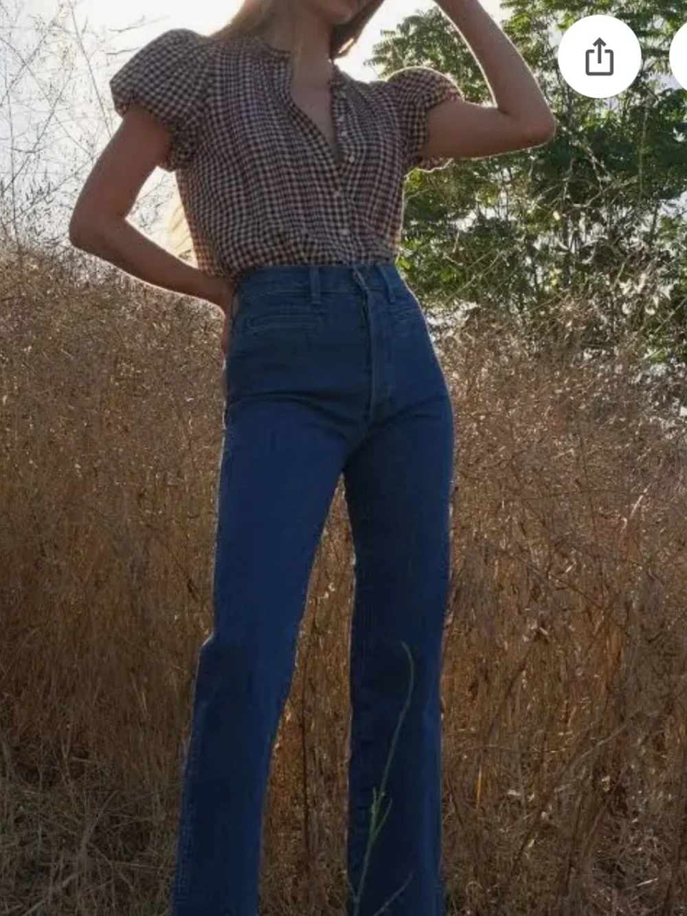 Doen lightweight gingham